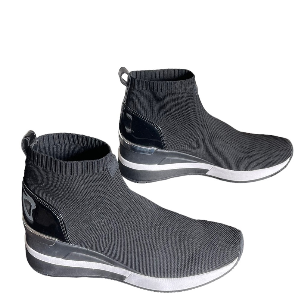 Michael Kors Skyler sock booty sneakers. Size 8 1/2.GUC - Picture 8 of 12